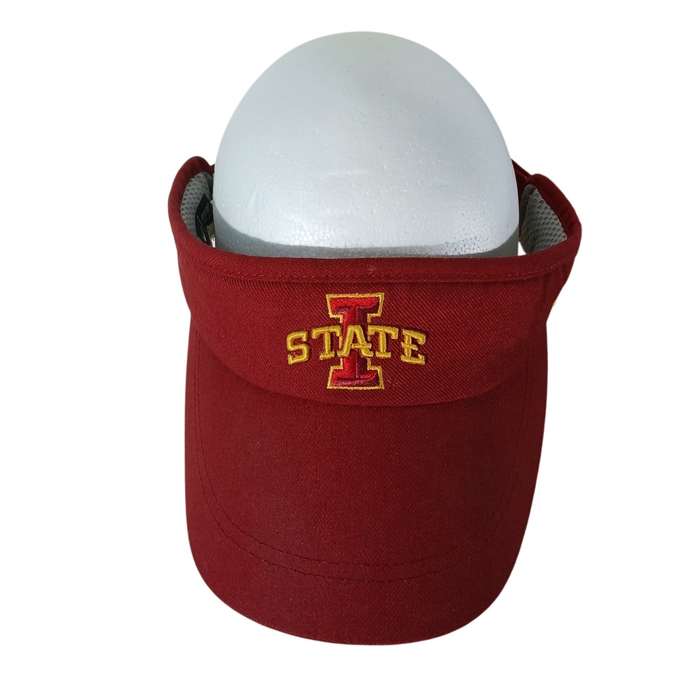 Iowa State Cyclones Nike DRI-FIT Visor Hat‎ Cap Cardinal Gold ISU